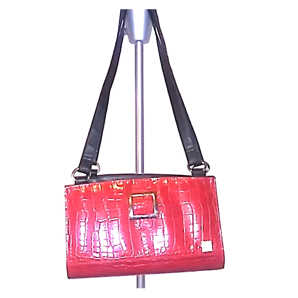 Miche red crocodile shoulder bag